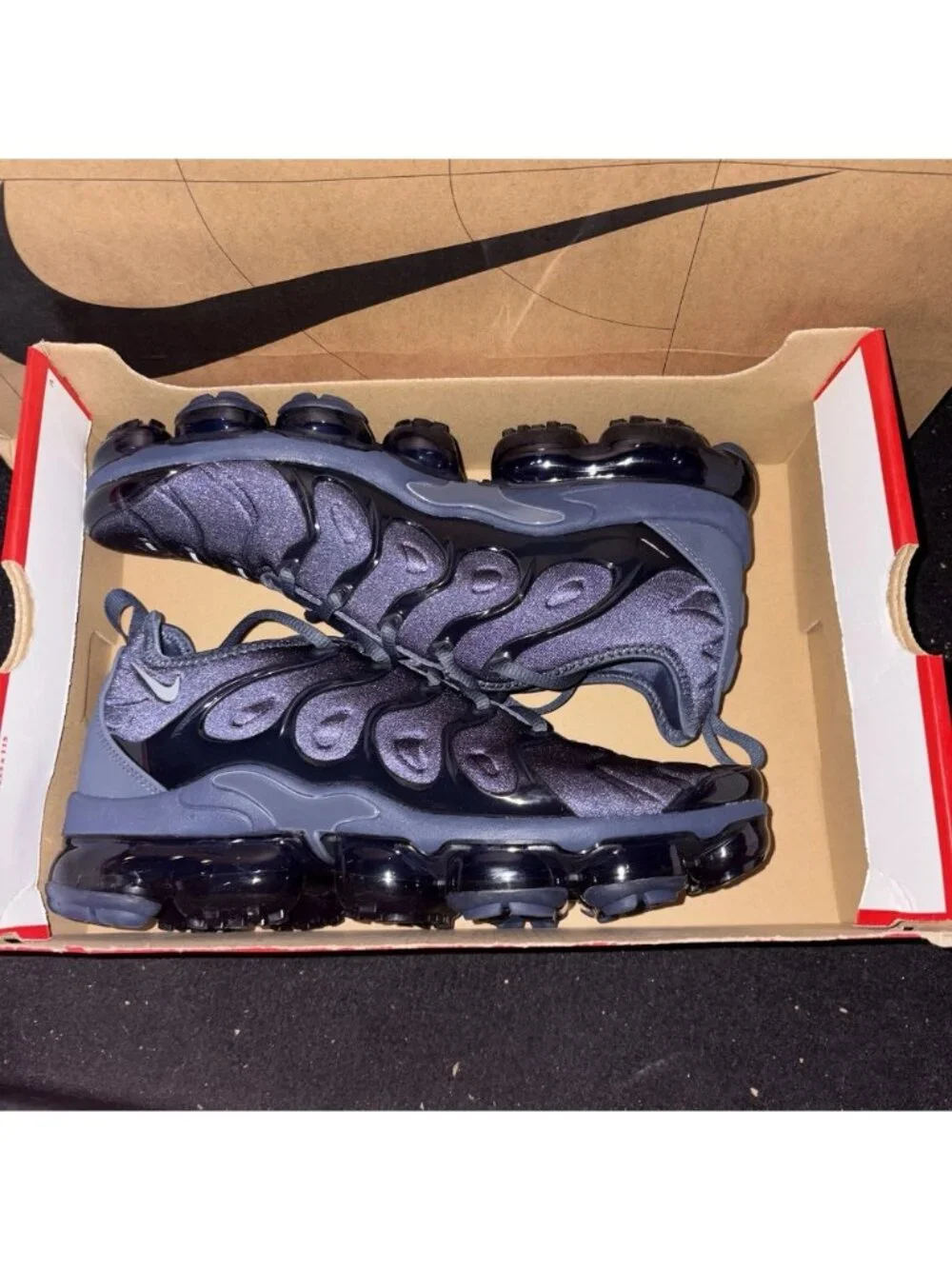 NEW Nike Air VaporMax Plus IM2371 437 Thunder Blue Cool Grey Mens Size 9